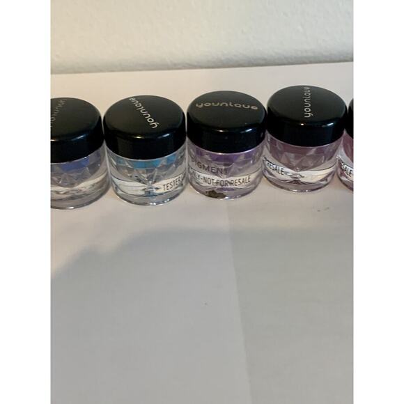 Younique LOT 11 Mineral Pigment Powder Matte Shimmer Blusher Mini Tester Shadow - Picture 6 of 8